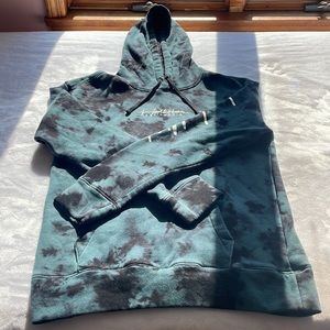 Tie dye green and black Hollister sweatshirt